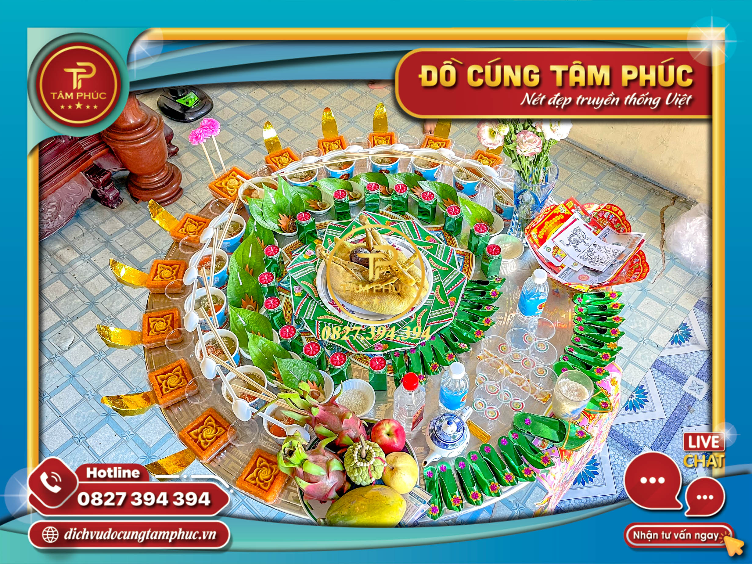 Mâm cúng căn cho các bé 3 tuổi, 6 tuổi, 9 tuổi, 12 tuổi trọn gói